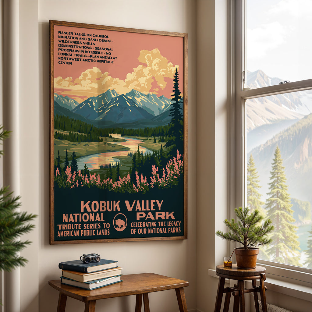 Kobuk Valley National Park Vintage WPA Art
