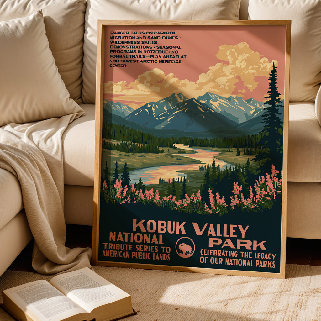 Kobuk Valley National Park Vintage WPA Art