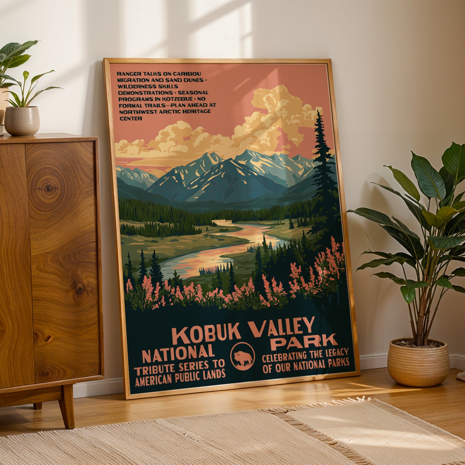 Kobuk Valley National Park Vintage WPA Art