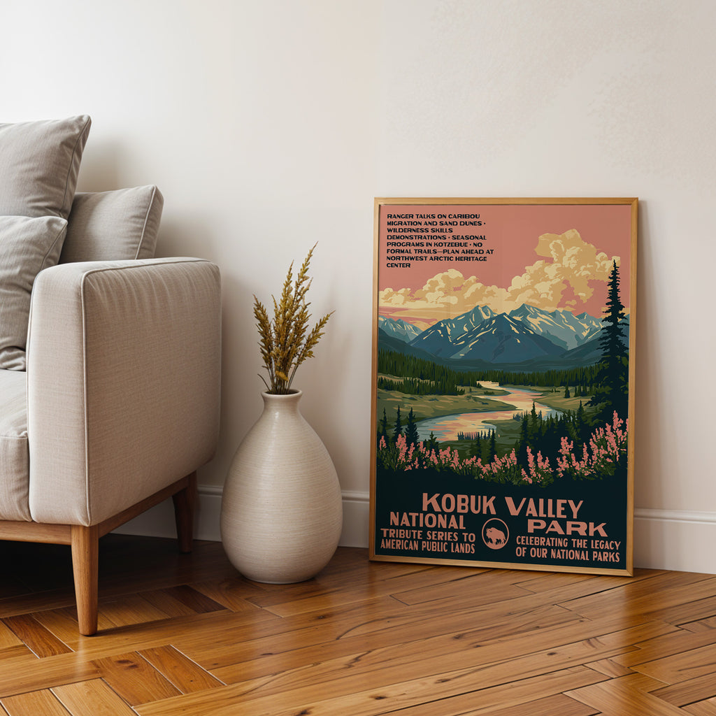 Kobuk Valley National Park Vintage WPA Art