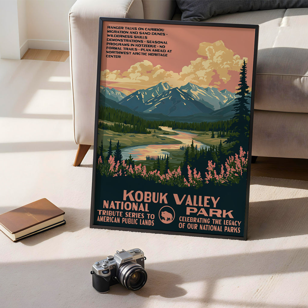 Kobuk Valley National Park Vintage WPA Art