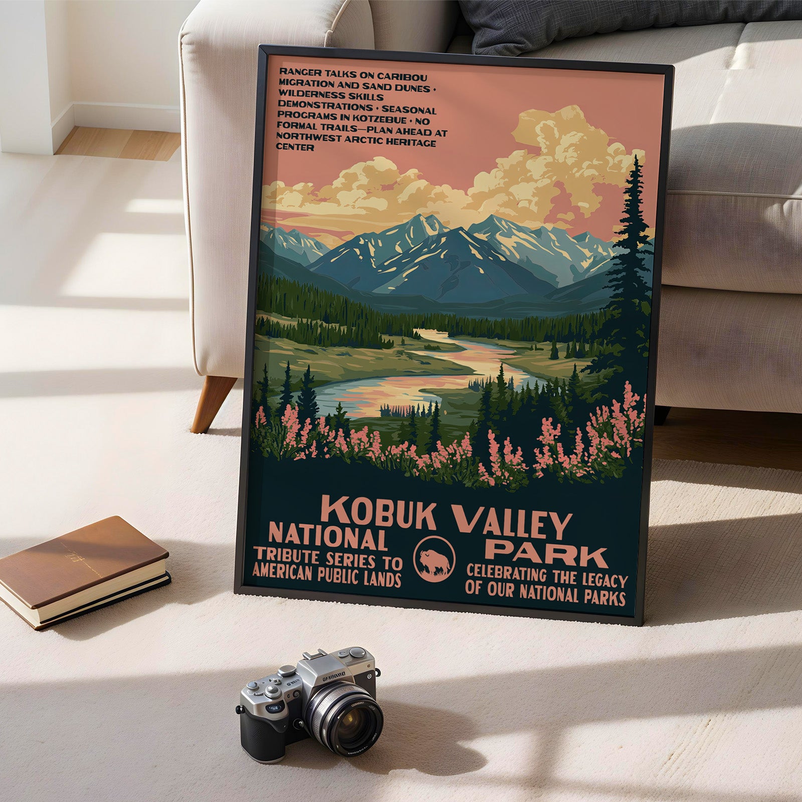 Kobuk Valley National Park Vintage WPA Art
